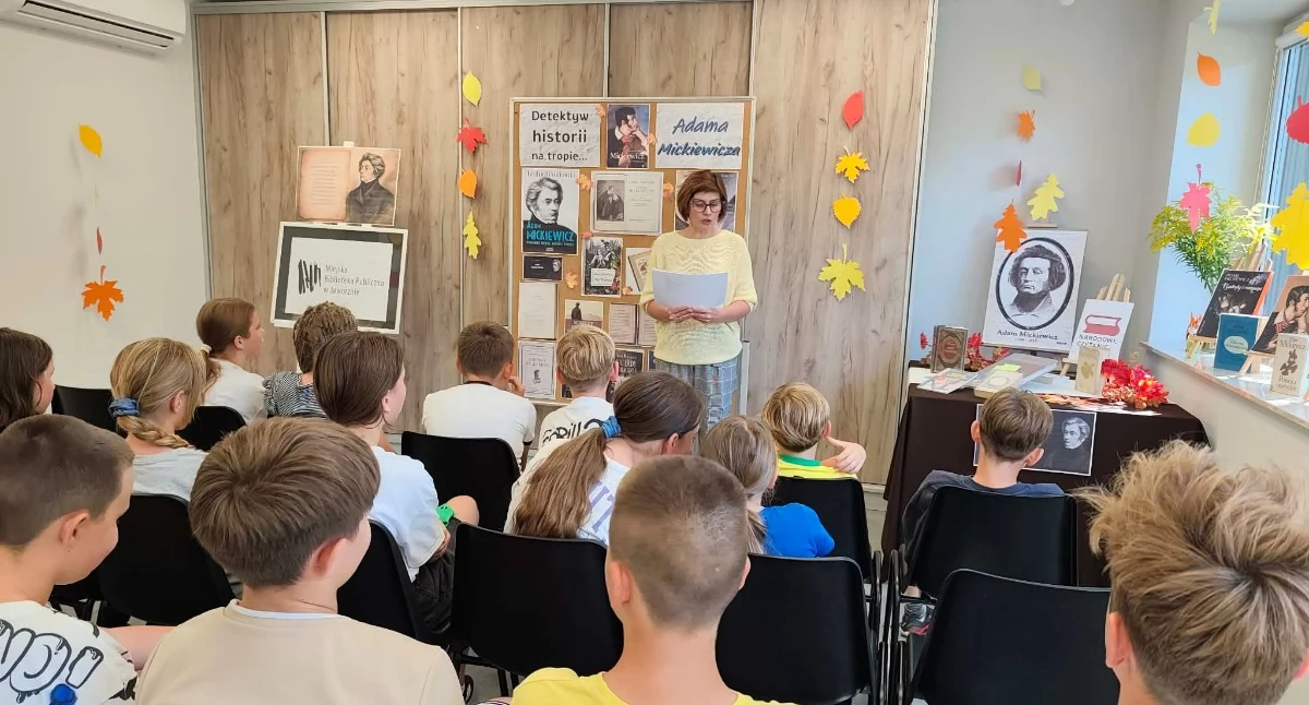 Narodowe czytanie Mickiewicza w Filii Ciężkowice Miejskiej Biblioteki Publicznej w Jaworznie