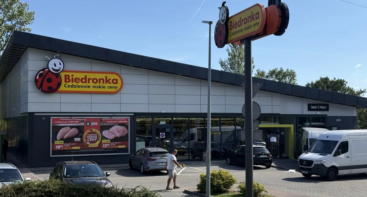 Sklep Biedronka przy ul. Olszewskiego po remoncie