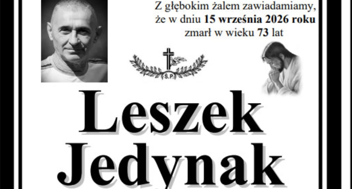 Ludzie, Zmarł Leszek Jedynak - zdjęcie, fotografia