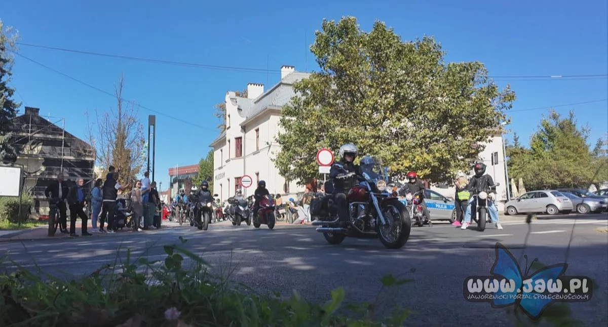 Życie miasta, Parada motocykli Jaworznie Wkrótce zakończenie sezonu - zdjęcie, fotografia