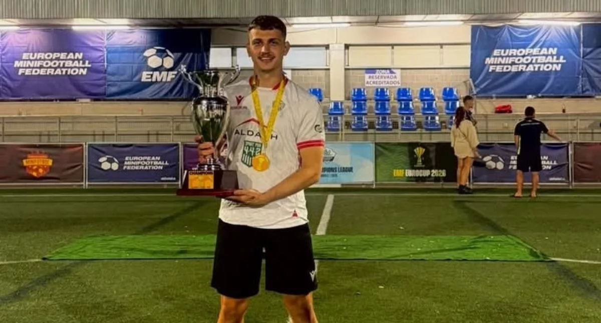Michał Kamiński z Jaworzna mistrzem Europy w minifutbolu