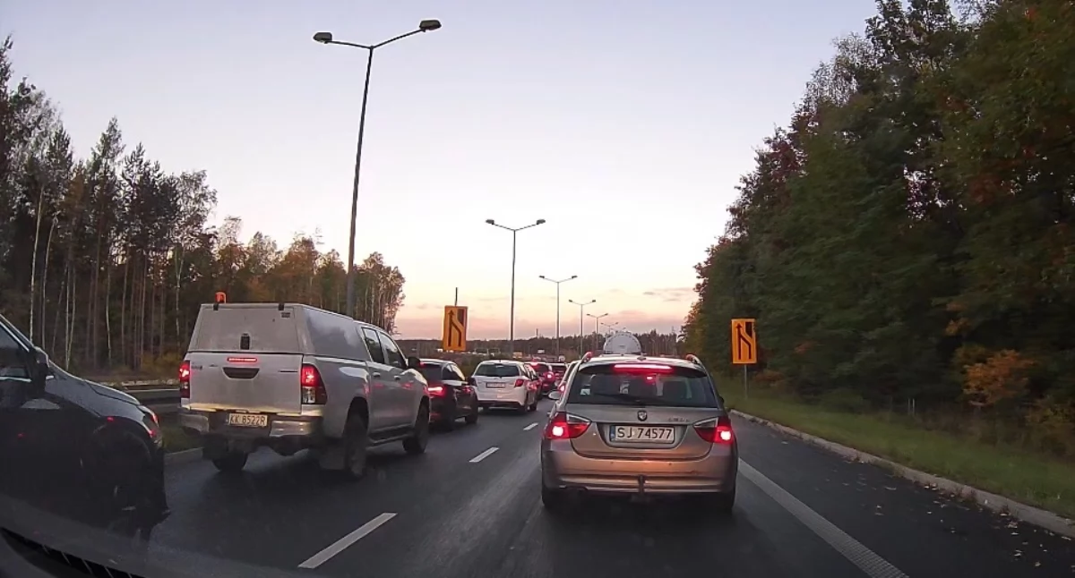 Drogi Jaworzno, Korki wyjeździe Jaworzna Kiedy kierowcy odczują ulgę - zdjęcie, fotografia