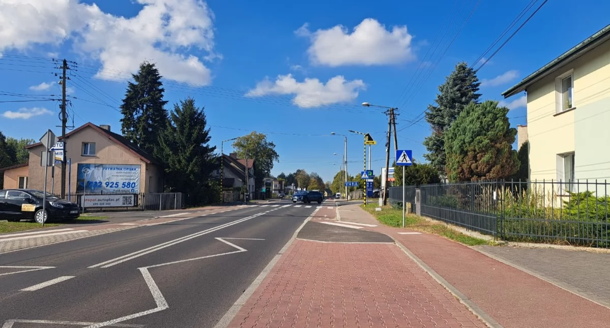 Rejon skrzyżowania ulicy Katowickiej z ulicą Dąbrowską. Fot. Patrycja Koprzak