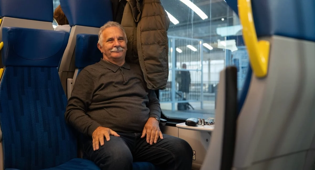 Życie miasta, Koleje Śląskie świętują Europejski Dzień Seniora - zdjęcie, fotografia