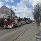 Zadymienie w kominie na ulicy Kasztanowej