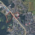 Tereny pod przyszłe inwestycje. Fot Google Maps