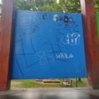 Zniszczony plac zabaw w Jeleniu
Fot. ATElier Kultury w Jaworznie