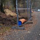 Budowa rurociagu na Izerze