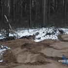 Zasypane zapadlisko przy ul. Moniuszki