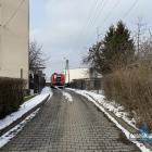 Pożar samochodu na ulicy Starej