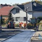 Ulica Jaworznicka bez czerwonej kostki - trwa remont