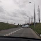 Przejazd na czerwonym świetle powodem stłuczki na skrzyżowaniu. Fot. Patrycja Koprzak