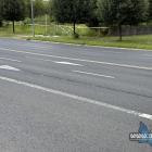 Pęknięta jezdnia na DK79 w Jaworznie