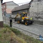 Usuwanie kostki brukowej z ul. św. Barbary