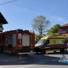 Służby interweniują na ul. Sportowej