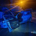 Kolizja na wjeździe do Ciężkowic. Foto: Komenda Miejska Państwowej Straży Pożarnej w...