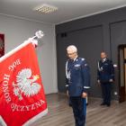 Uroczystość pożegnania insp. dr Piotra Uwijały i powitanie nowego komendanta KMP w...