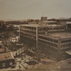 Huta Szkła Okiennego 'Szczakowa' w trakcie przebudowy w 1971r.