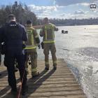 Szkolenie służb nad Zalewem Sosina. Fot. KMP Jaworzno