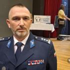 Komendant Miejski Policji w Jaworznie inspektor Paweł Dratwiński.