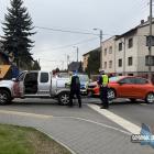 Kolizja na skrzyżowaniu ulic Północnej i Świętego Wojciecha