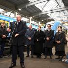 Górnicy przesiadają się na kolej. Fot. Koleje Śląskie