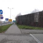 Pobocze ulicy Grunwaldzkiej