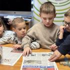 Przedszkolaki z Przedszkola Miejskiego nr 10 z grupy Pszczółki w odwiedzinach w redkacji