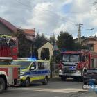 Zadymienie w kominie na ulicy Kasztanowej