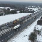 Autostrada A4, wypadek cieżarówki