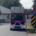 Interwencja straży pożarnej na ul. Martyniaków