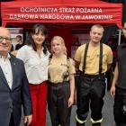 Paweł Bańkowski, Dorota Guja i druhowie z OSP Dąbrowa Narodowa 