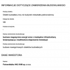 Decyzja o pozwoleniu na budowę