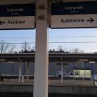 Peron na stacji kolejowej Jaworzno Szczakowa. Fot. Patrycja Koprzak