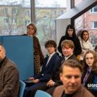 Konkurs Mój pomysł na biznes  2024 - Karol Zbylut wśród uczestników i gości konkursu 