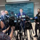 Uroczyste podpisanie umowy na termomodernizację budynku OSP w Goleszowie