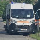 Uszkodzony gazociąg na ulicy Chrzanowskiej