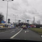 Przejazd na czerwonym świetle powodem stłuczki na skrzyżowaniu. Fot. Patrycja Koprzak