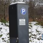 Parkometry na GEOsferze. Fot. Julia Lizończyk