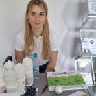 Pani Justyna z Powiatowej Stacji Sanitarno-Epidemiologiczej 