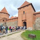 Troki – zamek wzniesiony w XIV–XV w. przez wielkiego księcia litewskiego Kiejstuta i...