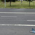 Pęknięta jezdnia na DK79 w Jaworznie