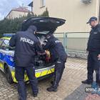Policjanci z KMP Jaworzno w hospicjum