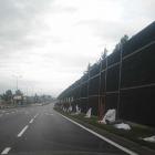 Zniszczone banery wyborcze. Fot: Michał Kirker