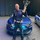 Kazimierz Wątroba z Jaworzna został najlepszym policjantem w ruchu drogowym 