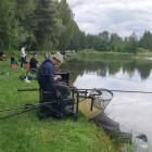 Zawody wędkarskie na stawie Grajdołek