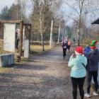 SPL Jaworzno podczas biegu mikołajkowego w Jaworznie