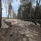  Rozkopana taras rowerowa wzdłuż ulicy Wojska Polskiego. Zdjęcie nadesłane przez...