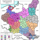 II Rzeczpospolita i zaznaczone Wolne Miasto Gdańsk w okresie międzywojennym (wikipedia)