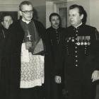 Kardynał Macharski z Tadeuszem Czarnotą  przewodniczącym „Solidarności” i dyrektorem...